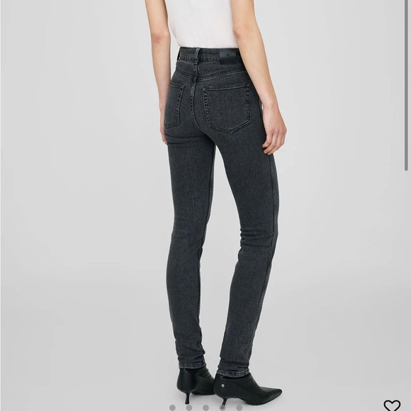 ASO MEGHAN MARKLE ***Anine Bing Beck Jeans*** Grey Colored Denim Size 29 - Picture 3 of 5